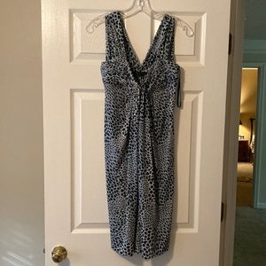 BCBG Max Azria Blue Midi Dress, size XS